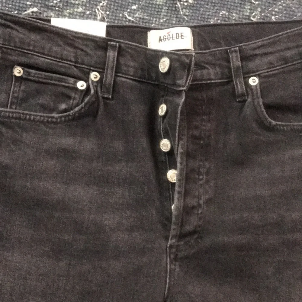 NWT AGolde Riley Hi Rise Straight Crop Progress 30